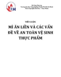 Tiểu luận: Mì ăn liền và các vấn đề về an toàn vệ sinh thực phẩm