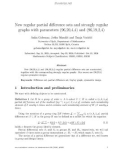 Báo cáo toán học: New regular partial diﬀerence sets and strongly regular graphs with parameters (96,20,4,4) and (96,19,2,4)