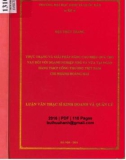 Luận văn Thạc sĩ Kinh doanh và quản lý: Thực trạng và giải pháp nâng cao hiệu quả cho vay đối với doanh nghiệp nhỏ và vừa tại Ngân hàng TMCP Công thương Việt Nam chi nhánh Hoàng Mai