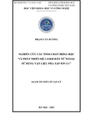 Luận án Tiến sĩ Vật lý: Nghiên cứu các tính chất động học và phát triển hệ laser rắn tử ngoại sử dụng vật liệu pha tạp ion Ce3+