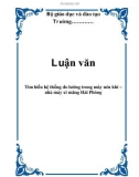 Luận văn: Tìm hiểu hệ thống đo lường trong máy nén khí – nhà máy xi măng Hải Phòng