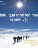 Báo cáo: Tìm hiểu quá trình lên men do vi sinh vật