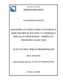 Luận văn Thạc sĩ Quản trị kinh doanh: Ảnh hưởng của chất lượng và giá dịch vụ chơi golf đến sự hài lòng và ý định quay trở lại của khách hàng - Nghiên cứu tình huống tại Đà Nẵng