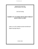LUẬN VĂN: NGHIÊN CỨU VỀ KIỂM CHỨNG PHẦN MỀM SỬ DỤNG CÔNG CỤ SPIN