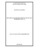 Luận văn Thạc sĩ Công nghệ thông tin: Kiểm chứng giao diện phần mềm bằng phương pháp mô hình hóa Event - B