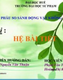 Đề tài: HỆ BÀI TIẾT