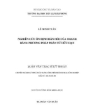 Luận văn Thạc sĩ Kĩ thuật: Nghiên cứu ổn định đàn hồi của thanh bằng phương pháp phần tử hữu hạn