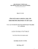 Luận văn Thạc sĩ Kĩ thuật: Tính toán khung phẳng chịu uốn theo phương pháp phần tử hữu hạn