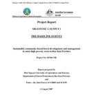 Nghiên cứu dự án: Sustainable community-based forest development and management in some high poverty areas in Bac Kan Province (MILESTONE 3)