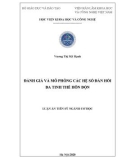 Luận án Tiến sĩ chuyên ngành Cơ học: Đánh giá và mô phỏng các hệ số đàn hồi đa tinh thể hỗn độn