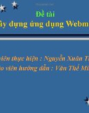 Đề tài: Xây dựng ứng dụng Webmail