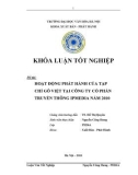 Tóm tắt Khóa luận tốt nghiệp khoa Xuất bản - Phát hành: Hoạt động Phát hành của Tạp chí Gỗ Việt tại công ty cổ phần truyền thông IP Media năm 2010