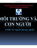 Thuyết trình Môi trường và con người: Công nghệ xanh và năng lượng sạch