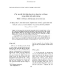 Báo cáo Chế tạo vật liệu hấp phụ từ tro than bay sử dụng trong phân tích môi trường (Phần 1. Chế tạo chất hấp phụ từ tro than bay) 