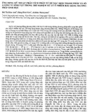 Báo cáo ứng dụng kỹ thuật phân tích phân tử để xác định thành phần và số lượng vi sinh vật trong thí nghiệm xử lý ô nhiễm dầu bằng phương pháp sinh học