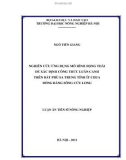 Luận án Tiến sĩ: Nghiên cứu ứng dụng mô hình động thái để xác định công thức luân canh trên đất phù sa trung tính ít chua đồng bằng sông Cửu Long