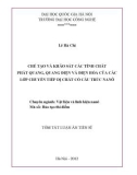 Tóm tắt Luận án Tiến sĩ: Chế tạo và khảo sát các tính chất phát quang, quang điện và điện hóa của các lớp chuyển tiếp dị chất có cấu trúc nanô