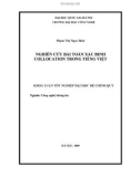 LUẬN VĂN: NGHIÊN CỨU BÀI TOÁN XÁC ĐỊNH COLLOCATION TRONG TIẾNG VIỆT