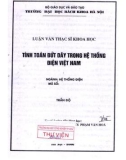 Luận văn thạc sĩ: Tính toán đứt dây trong hệ thống điện Việt Nam