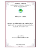 MỘT SỐ YẾU TỐ ẢNH HƢỞNG KẾT QUẢ NUÔI CẤY TẾ BÀO BIỂU MÔ ỐNG DẨN TRỨNG VÀ PHẢN ỨNG HOẠT HÓA TINH TRÙNG CHÓ