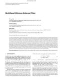 Báo cáo hóa học: Multilevel Mixture Kalman Filter