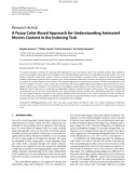 Báo cáo hóa học: Research Article A Fuzzy Color-Based Approach for Understanding Animated Movies Content in the Indexing Task