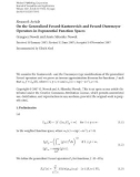 Báo cáo hóa học: Research Article On the Generalized Favard-Kantorovich and Favard-Durrmeyer Operators in Exponential Function Spaces