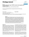 Báo cáo hóa học: Porcine adenovirus type 3 E1Blarge protein downregulates the induction of IL-8