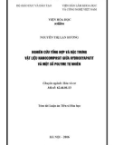 Tóm tắt Luận án Tiến sĩ Hóa học: Nghiên cứu tổng hợp và đặc trưng vật liệu nanocomposit giữa hydroxyapatit và một số polyme tự nhiên