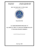 Luận văn Thạc sĩ Hoá học: Xác định thành phần hóa học và đặc điểm cấu trúc của polysaccharide sulfate từ hải sâm Stichopus horrens