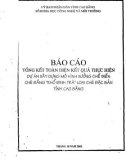 Báo cáo: Tổng kết thực hiện kết quả toàn diện dự án xây dựng mô hình xưởng chế biến chè đắng khổ đinh trà loại trà đặc sản tỉnh Cao Bằng