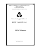 Đề tài Sản xuất Rượu vang có gas