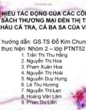 BÁO CÁO ĐỀ TÀI 'TÌM HIỂU TÁC ĐỘNG CỦA CÁC CÔNG CỤ CHÍNH SÁCH THƯƠNG MẠI ĐẾN THỊ TRƯỜNG XUẤT KHẨU CÁ TRA, CÁ BA SA CỦA VIỆT NAM'