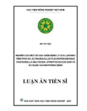 Luận án Tiến sĩ: Nghiên cứu một số đặc điểm bệnh lý của lợn mắc viêm phổi do actinobacillus pleuropneumoniae, pasteurella multocida, streptococcus suis và sử dụng vacxin phòng bệnh