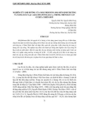 Báo cáo nghiên cứu khoa học: NGHIÊN CỨU ẢNH HƯỞNG CỦA MOLYBDENUM (MO) ĐẾN SINH TRƯỞNG VÀ NĂNG SUẤT LẠC (ARACHIS HYPOGAEA L.) TRỒNG TRÊN ĐẤT CÁT Ở THỪA THIÊN HUẾ