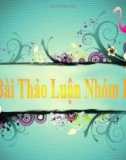 Báo cáo tiểu luận: Phép dời hình và phép đối xứng tâm