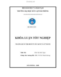 Đồ án tốt nghiệp du lịch: Thực trạng và giải pháp nâng cao chất lượng dịch vụ của một số công ty du lịch hoạt động tại khu vực Vịnh Hạ Long