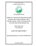 Luận văn Thạc sĩ Thú y: Nghiên cứu một số đặc điểm dịch tễ, bệnh lý bệnh Care ở chó tại bệnh xá thú y, trường Đại học Nông Lâm Thái Nguyên, xây dựng phác đồ hỗ trợ điều trị