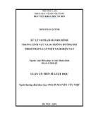 Luận án tiến sĩ Luật học: Xử lý vi phạm hành chính trong lĩnh vực giao thông đường bộ theo pháp luật Việt Nam hiện nay