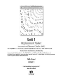 Unit1: Replacement packet