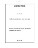 LUẬN VĂN: PHÂN TÍCH HỆ THÁM MÃ VIGENERE