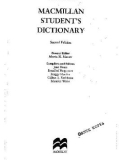 Macmillan student's dictionary