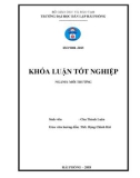 Đồ án tốt nghiệp ngành Kỹ thuật môi trường: Áp dụng mô hình quản lý các hệ sinh thái biển dựa vào cộng đồng ở Vịnh Hạ Long