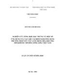 Luận án tiến sĩ Hóa học: Nghiên cứu tổng hợp, đặc trưng và một số ứng dụng của vật liệu cacbon nano ống bằng phương pháp xúc tác lắng đọng hóa học pha hơi khí dầu mỏ hóa lỏng (LPG) Việt Nam