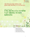 Báo cáo chuyên đề: Ứng dụng của vi sinh vật trong tuyển khoáng