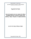 Luận văn Thạc sĩ Lịch sử học: Quá trình đô thị hóa ở thành phố Long Xuyên (tỉnh An Giang) giai đoạn 1986-2010