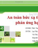 Báo cáo tiểu luận: An toàn bức xạ trong lò phản ứng hạt nhân