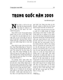 Báo cáo nghiên cứu khoa học TRUNG QUỐC NĂM 2005 