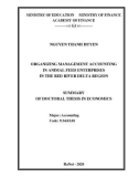 Summary of Doctoral thesis in Economics: Organizing management accounting in animal feed enterprises in the Red river delta region