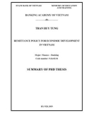 Summary of PhD thesis: Remittance policy for economic development in Vietnam